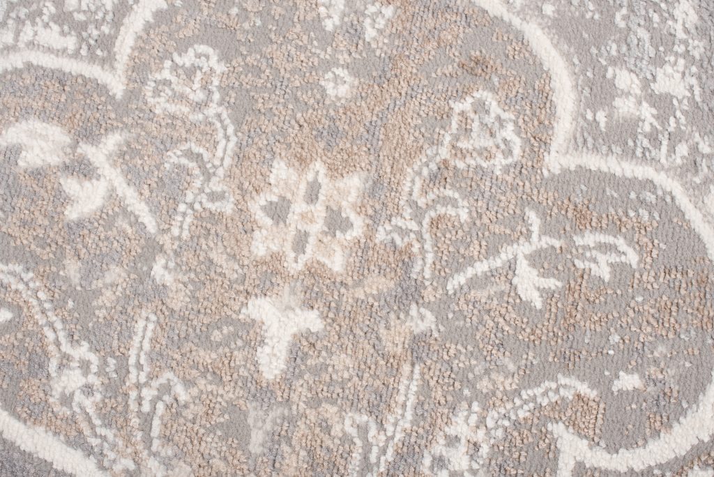 Tapis Valley Gris Beige Vintage Floral