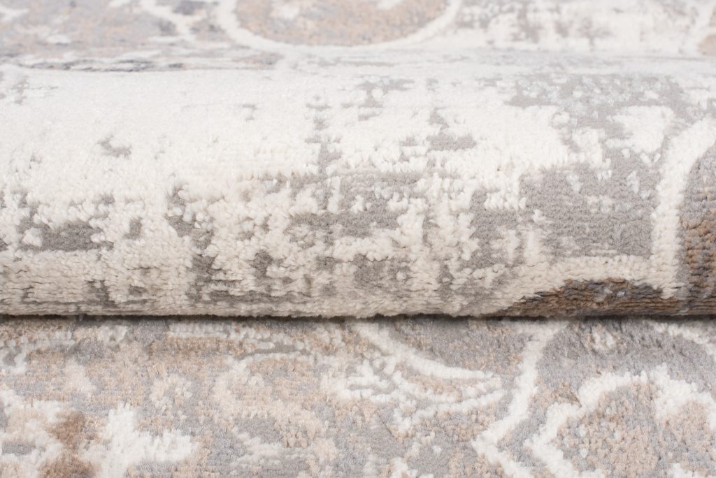 Tapis Valley Gris Beige Vintage Floral