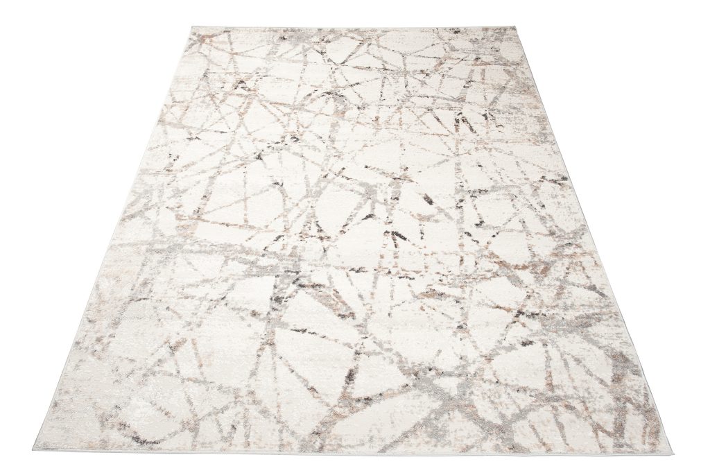 Tapis Valley Gris Abstrait Lignes