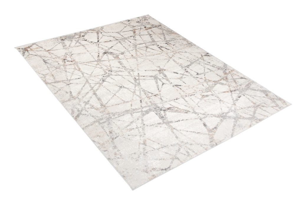 Tapis Valley Gris Abstrait Lignes
