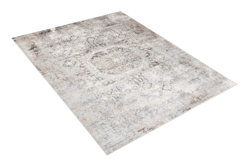 Tapis Valley Gris Beige Vintage Ornamental