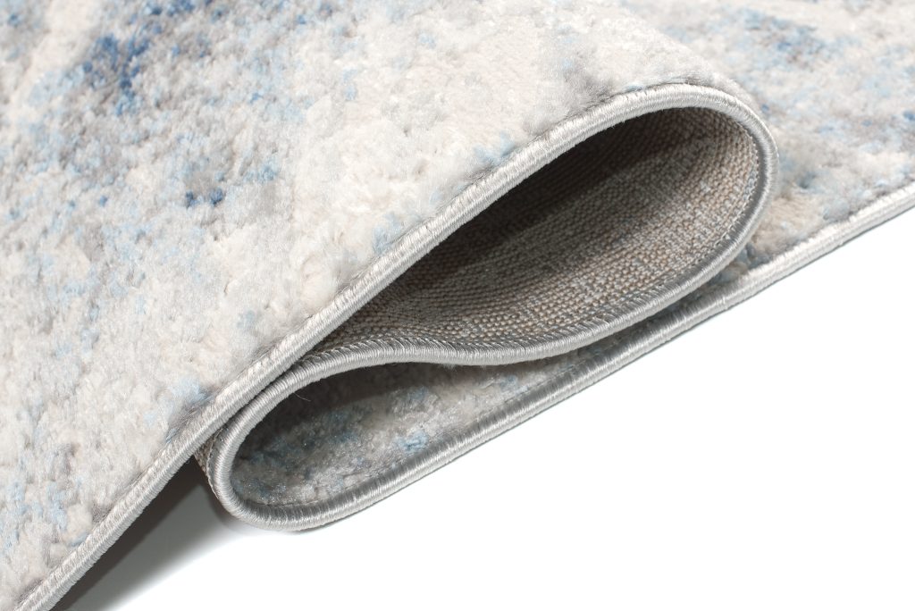 Tapis Valley Gris Bleu Abstrait Verre