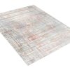 Tapis Valley Gris Saumon Abstrait Lignes