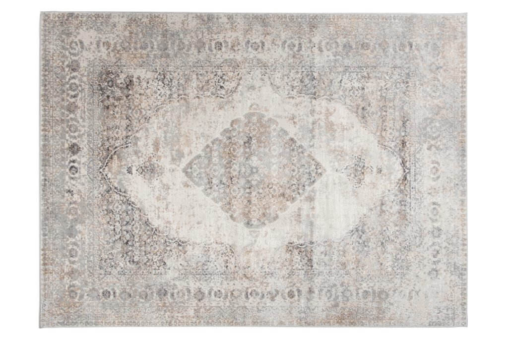 Tapis Valley Gris Roux Vintage Ornamental