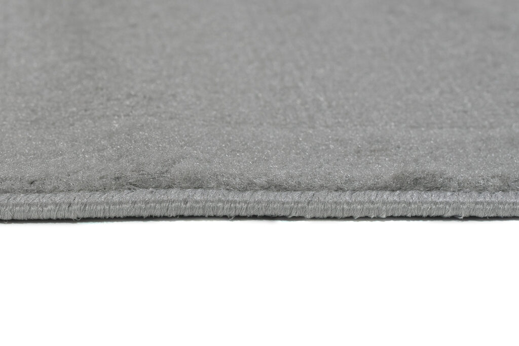 Tapis Luxury Gris Uni Poils Courts