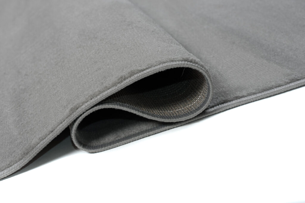 Tapis Luxury Gris Uni Poils Courts