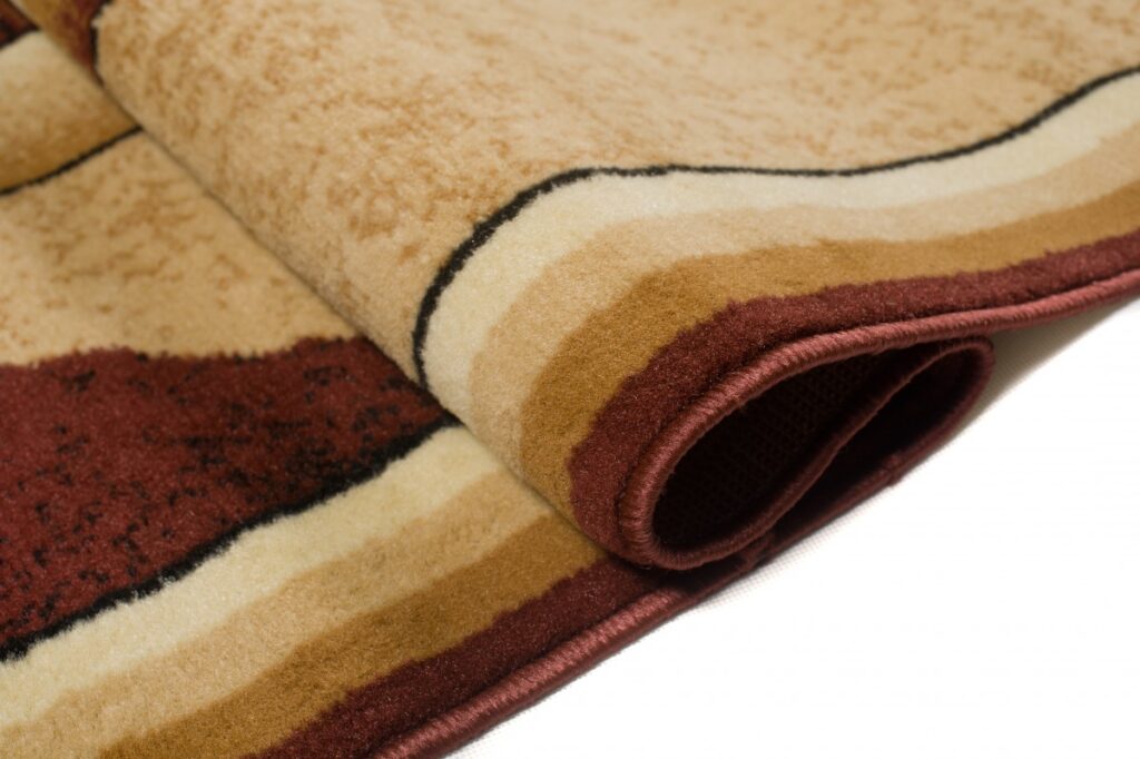 Tapis Atlas Beige Marron Géométrique Floral