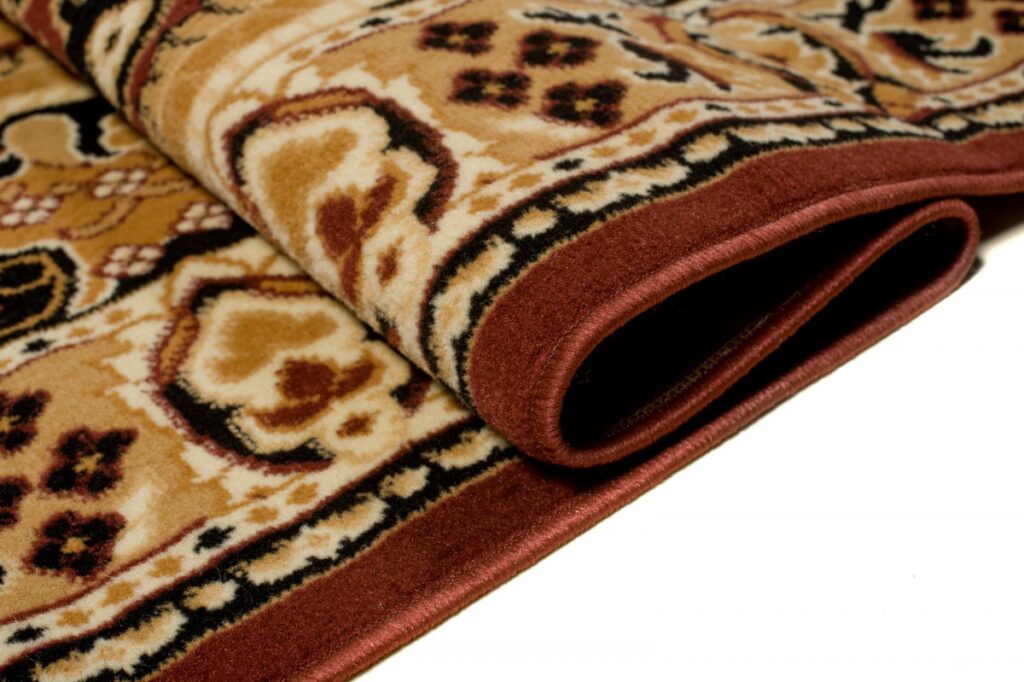 Tapis Atlas Marron Beige Traditionnel Médaillon