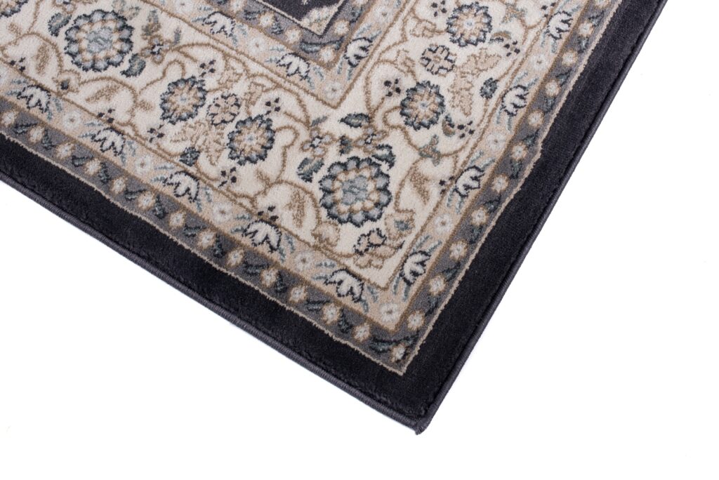 Tapis Colorado Traditionnel Noir Beige
