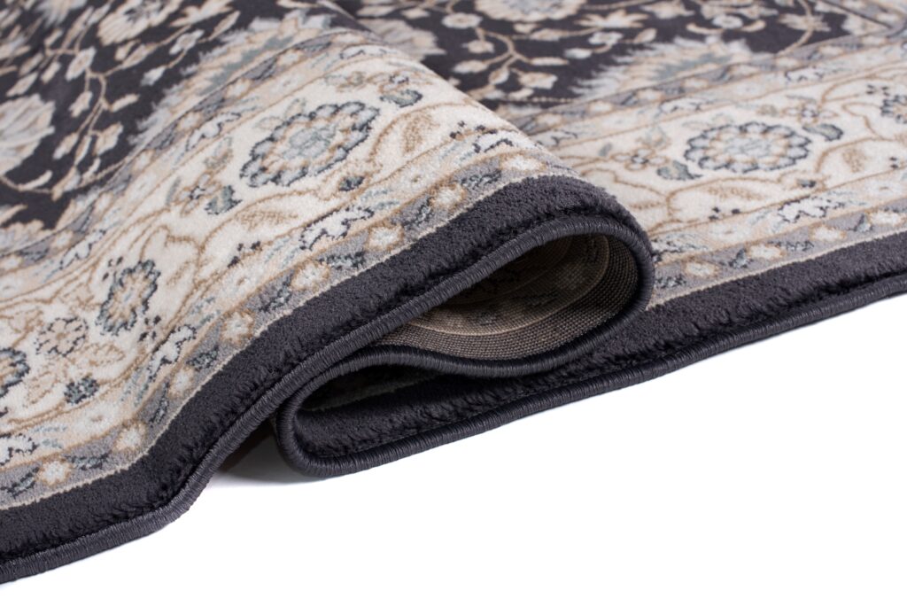 Tapis Colorado Traditionnel Noir Beige