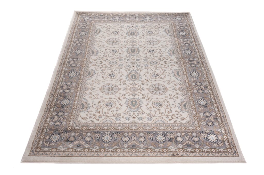 Tapis Colorado Traditionnel Crème Beige Gris