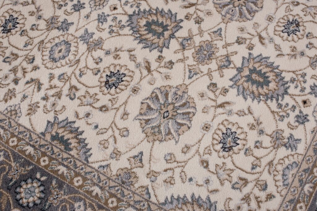 Tapis Colorado Traditionnel Crème Beige Gris