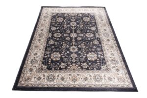 Tapis Colorado Classique Noir Crème
