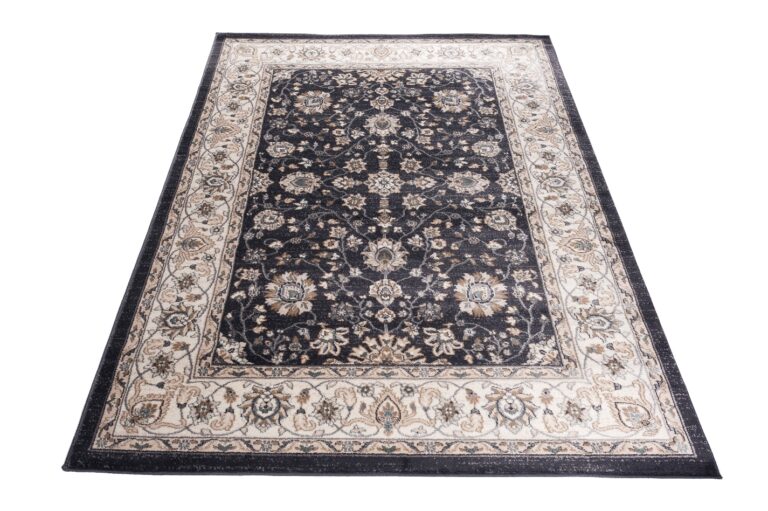 Tapis Colorado Classique Noir Crème
