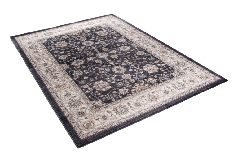 Tapis Colorado Classique Noir Crème