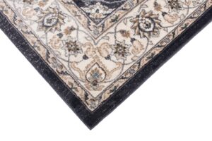 Tapis Colorado Classique Noir Crème
