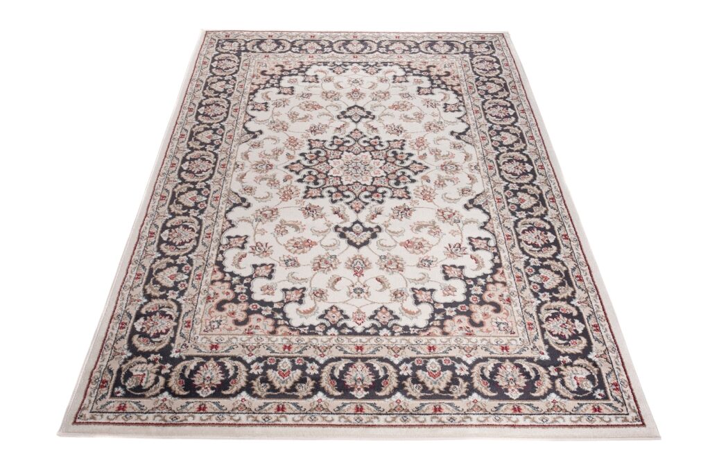 Tapis Colorado Crème Noir Rouge Traditionnel