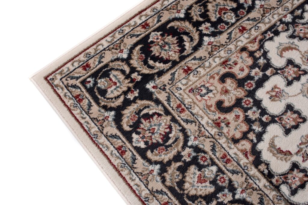 Tapis Colorado Crème Noir Rouge Traditionnel