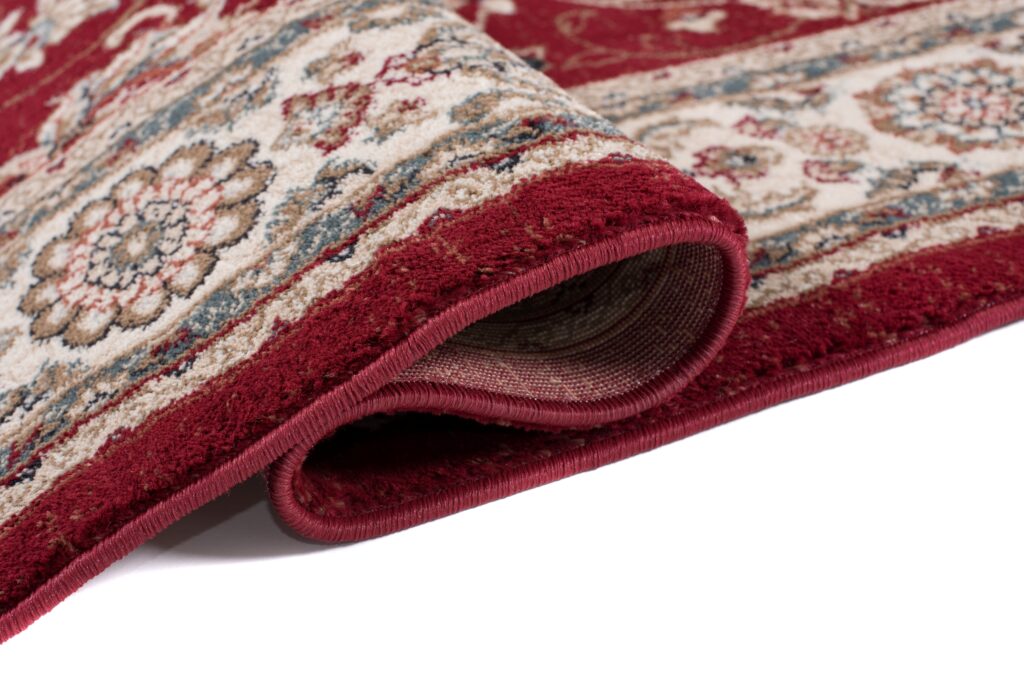 Tapis Colorado Traditionnel Rouge Crème Floral