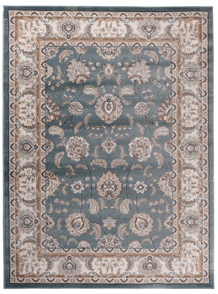 Tapis Colorado Classique Bleu Beige Ornamental