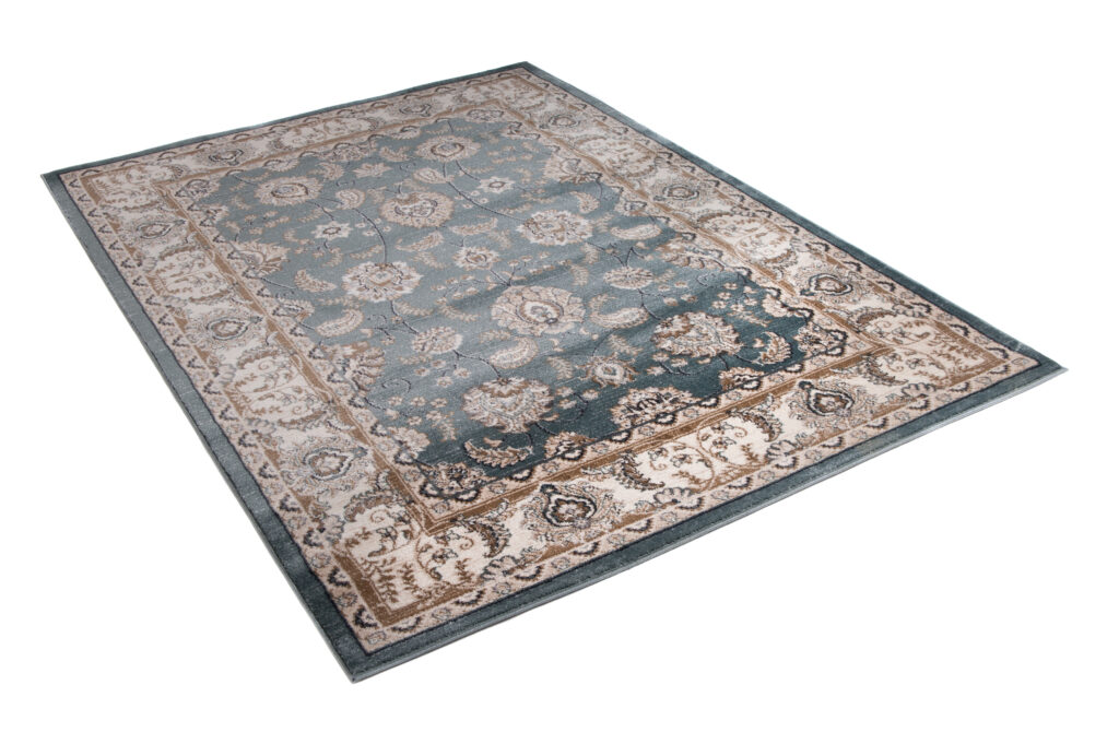 Tapis Colorado Classique Bleu Beige Ornamental