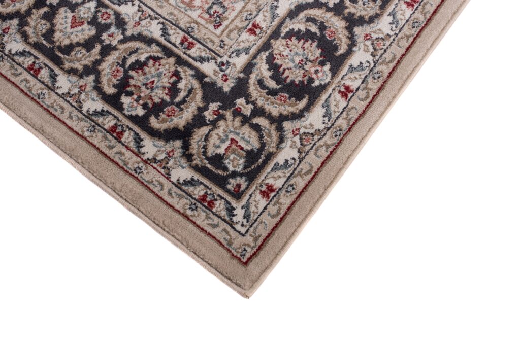 Tapis Colorado Beige Noir Rouge Traditionnel
