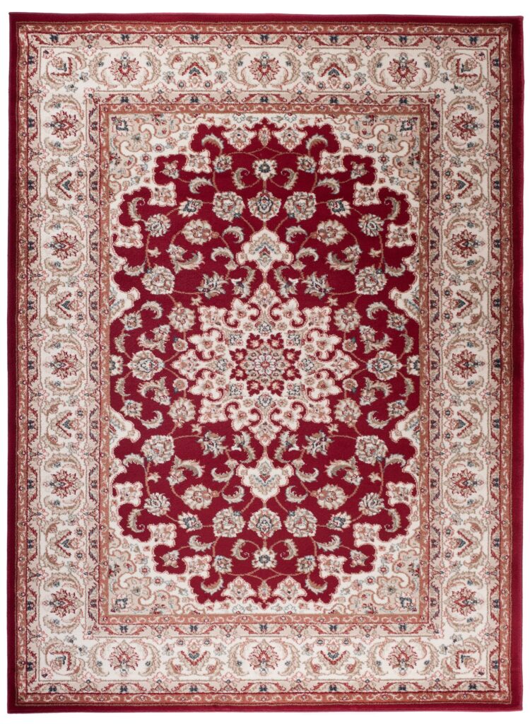 Tapis Colorado Rouge Crème Traditionnel