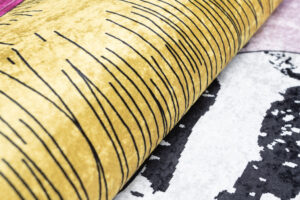 Tapis Emma Enfant Rose Fille Chat Antidérapant