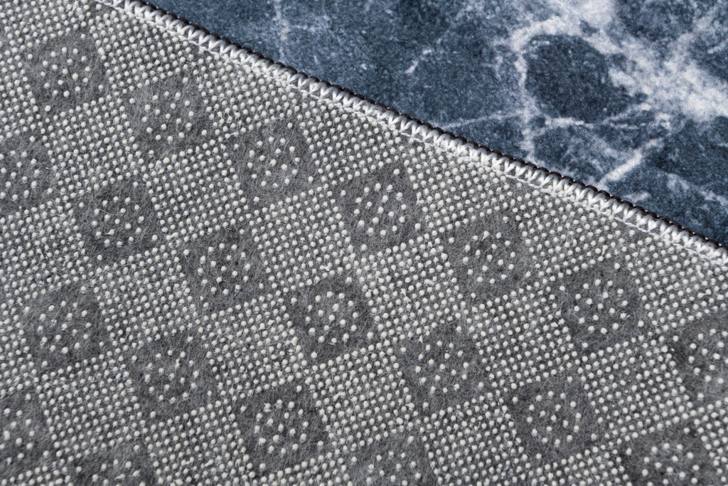 Tapis Toscana Vintage Bleu Marine Marbre