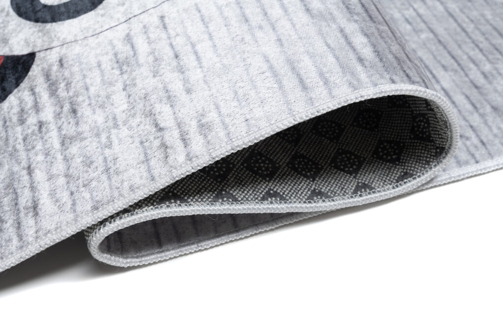 Tapis Emma Enfant Gris Animaux Table de Multiplication