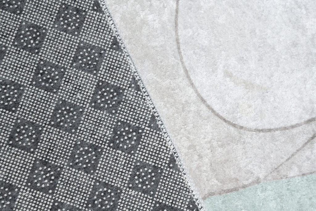Tapis Emma Enfant Turquoise Hibou Antidérapant