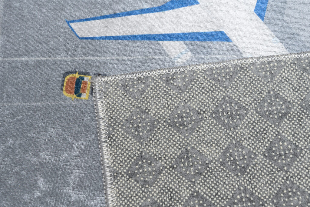 Tapis Emma Antidérapant Lavable Gris Aéroport Route