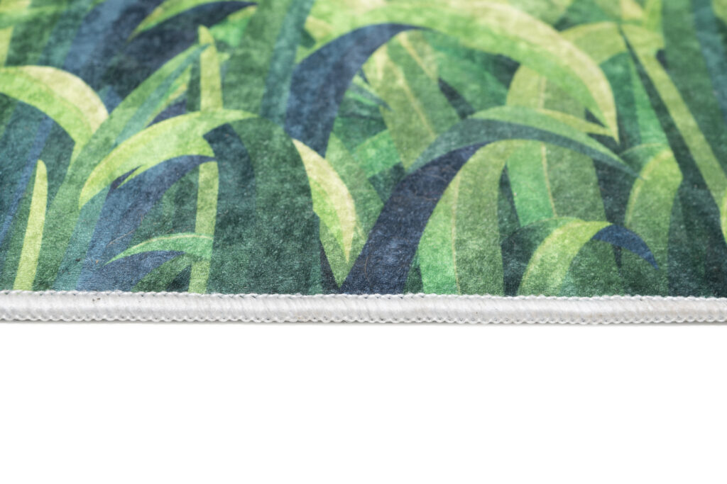 Tapis Emma Antidérapant Lavable Safari Herbe