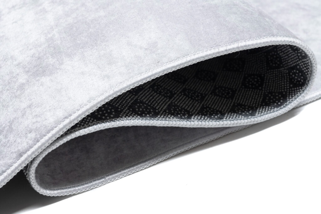Tapis Emma Enfant Gris Fille Chien Antidérapant