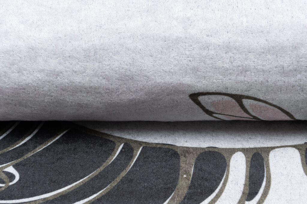 Tapis Emma Enfant Gris Fille Chien Antidérapant