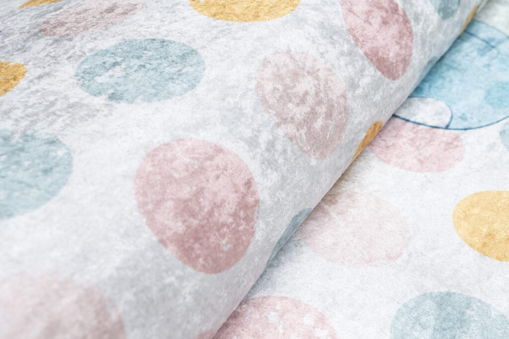 Tapis Emma Enfant Dinosaures Colorés Antidérapant