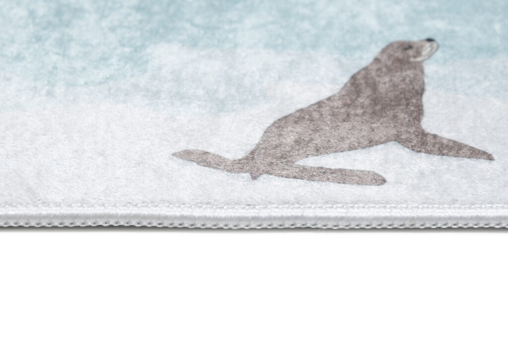 Tapis Emma Enfant Carte du Monde Multicolore Antidérapant