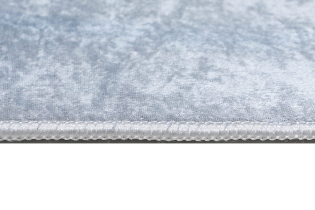 Tapis Emma Gris Bleu Panda Antidérapant