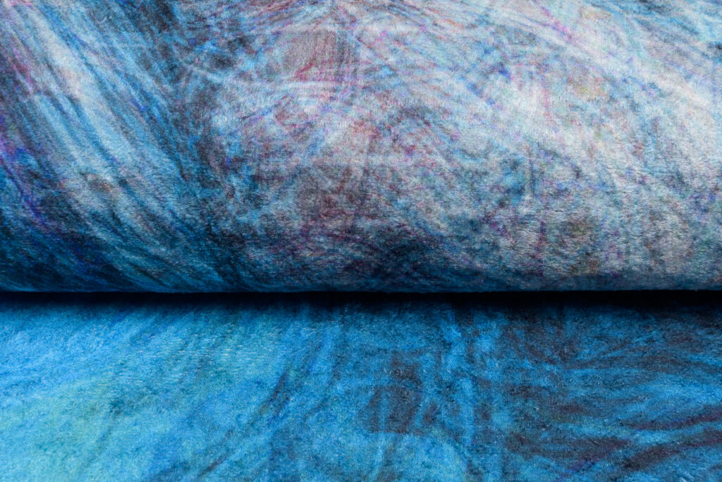 Tapis Toscana Abstrait Néon Antidérapant