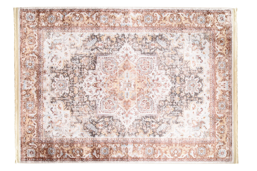 Tapis Victoria à Franges Classique Beige Crème
