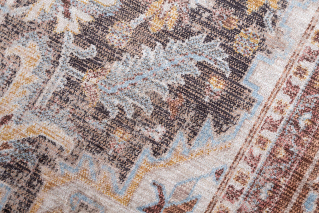 Tapis Victoria à Franges Classique Beige Crème