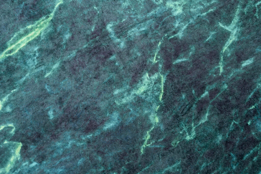 Tapis Toscana Abstrait Vert Foncé Antidérapant