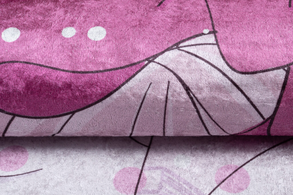 Tapis Emma Enfant Rose Danseuse de Ballet Antidérapant