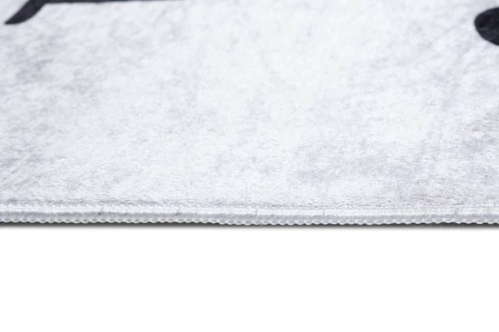 Tapis Emma Enfant Gris Fille Chat Antidérapant