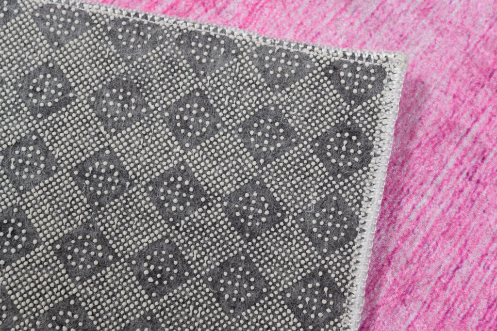 Tapis Toscana Rose Bleu Abstrait Rayures