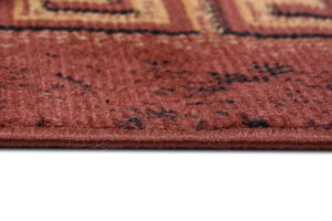 Tapis Atlas Marron Beige Classique Bordure