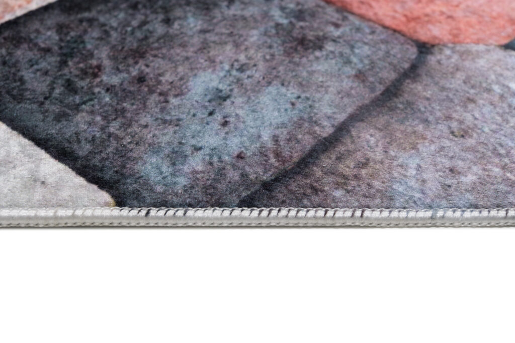 Tapis Toscana Géométrique Couleurs Pastels Carrés