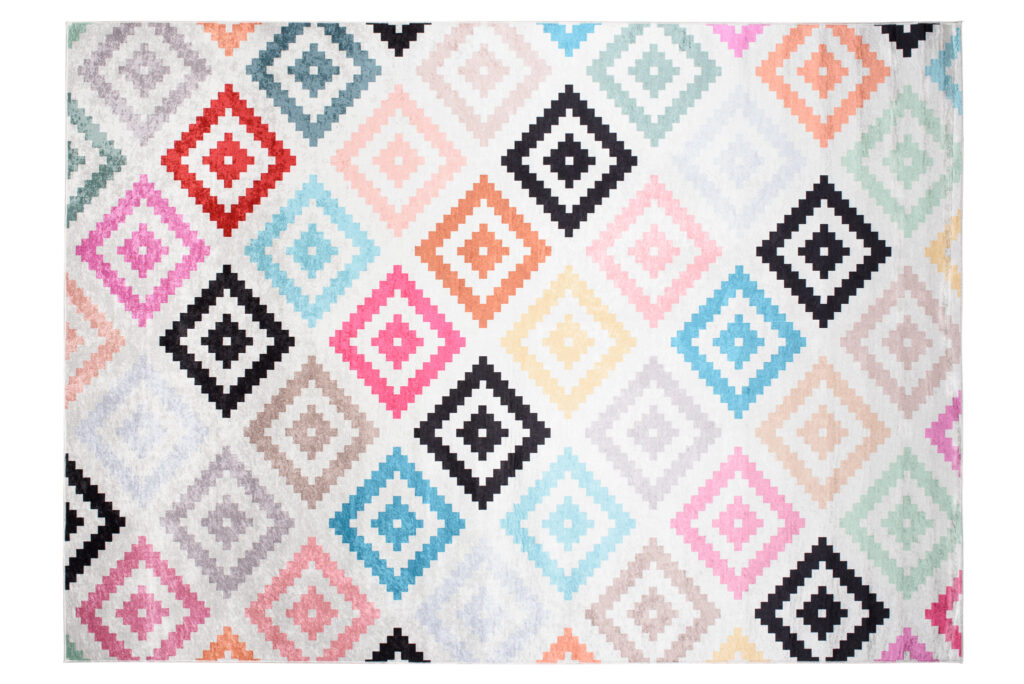 Tapis Toscana Multicolore Treillis Marocaine