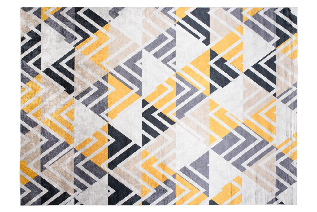 Tapis Toscana Multicolore Triangles Zigzag