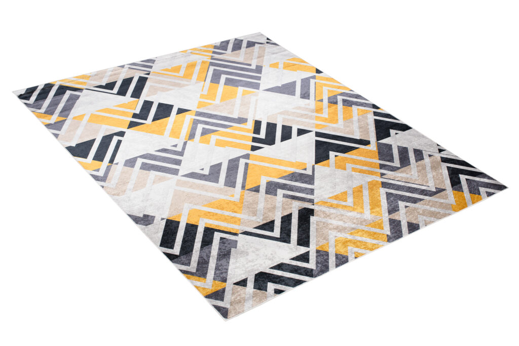 Tapis Toscana Multicolore Triangles Zigzag